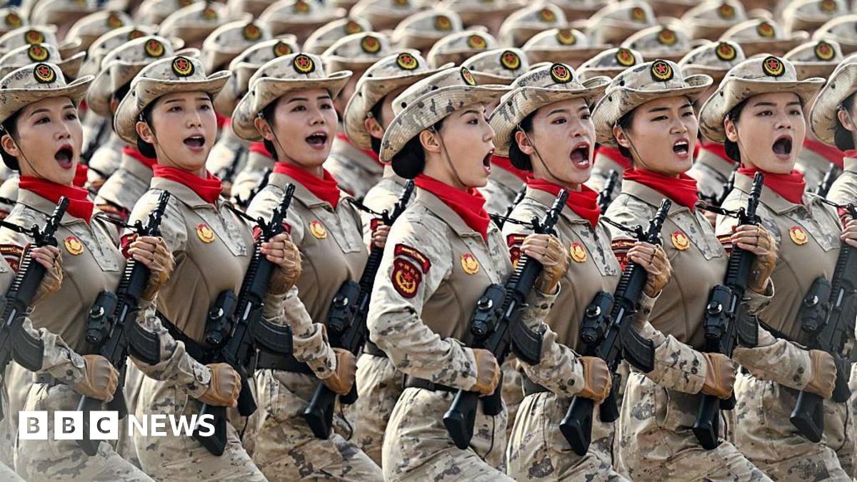 China's Show Of Force: New Weapons Displayed At Military Parade China's Show Of Force: New Weapons Displayed At Military Parade