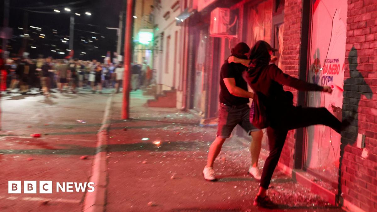 Five Nights Of Unrest: Arson Attacks Target Serbia's Ruling Party
