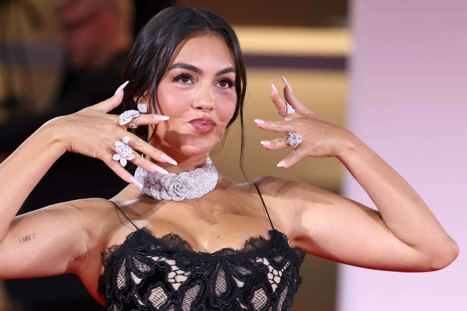 Georgina Rodríguez's Show-Stopping Engagement Ring At The Venice Film Festival Georgina Rodríguez's Show-Stopping Engagement Ring At The Venice Film Festival