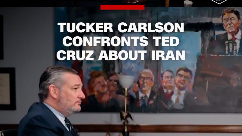 Heated Exchange: Carlson Questions Cruz's Iran Stance