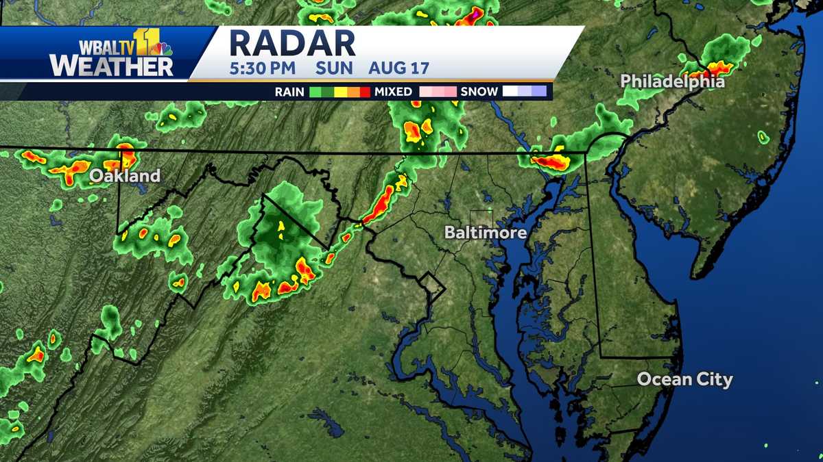 Latest Forecast: Additional Storms Coming To Maryland Tonight Latest Forecast: Additional Storms Coming To Maryland Tonight