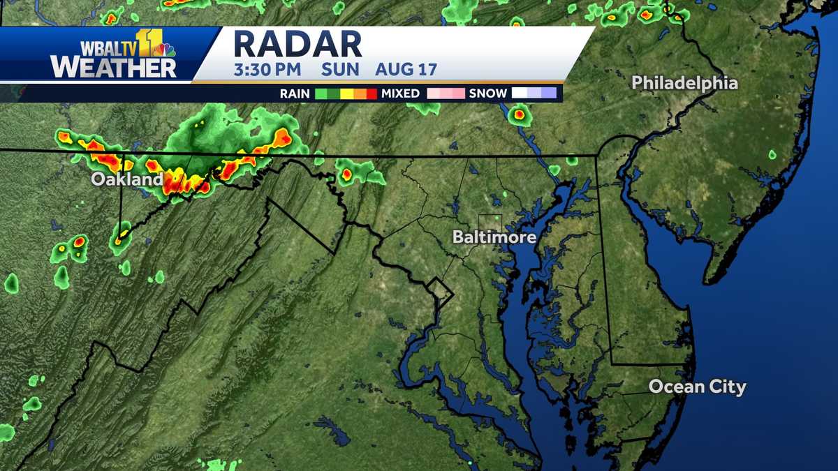 Maryland Storm Update: New Weather System Arriving This Evening Maryland Storm Update: New Weather System Arriving This Evening