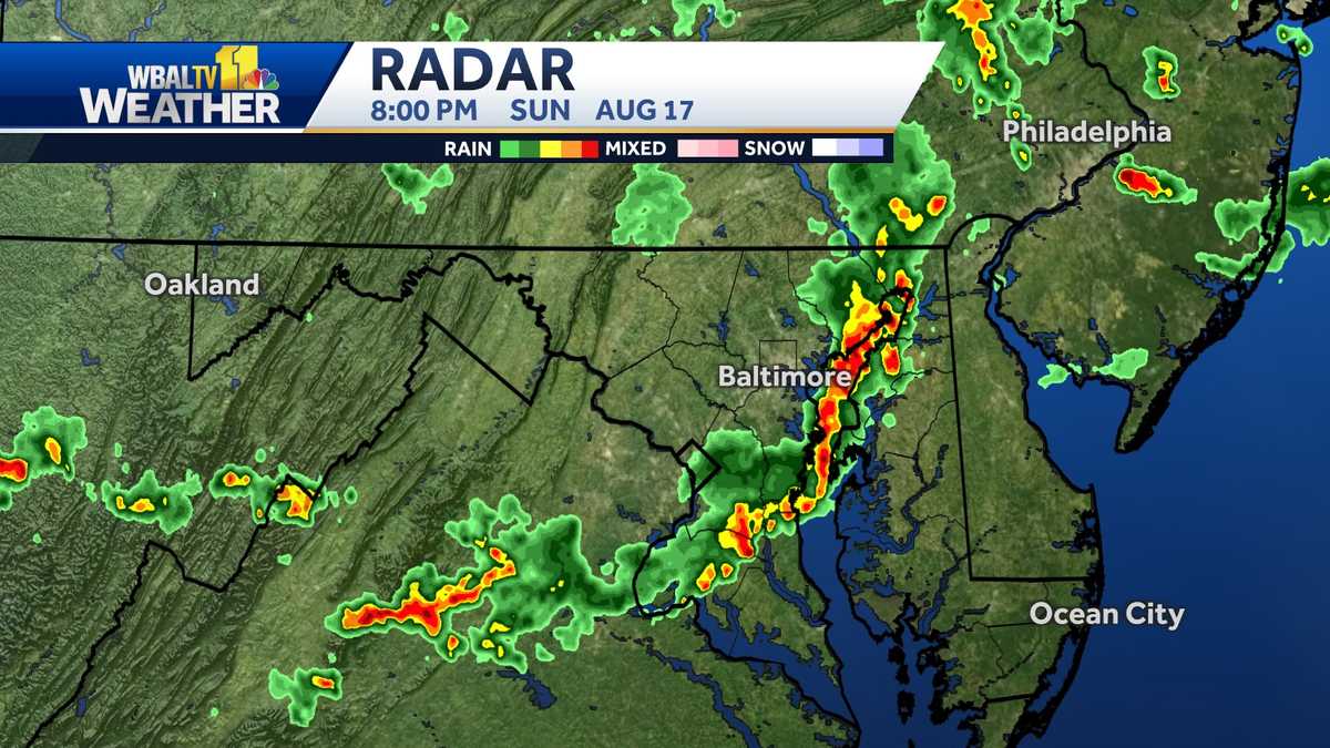 Maryland Storm Update: Second Wave Of Severe Weather Expected Tonight Maryland Storm Update: Second Wave Of Severe Weather Expected Tonight
