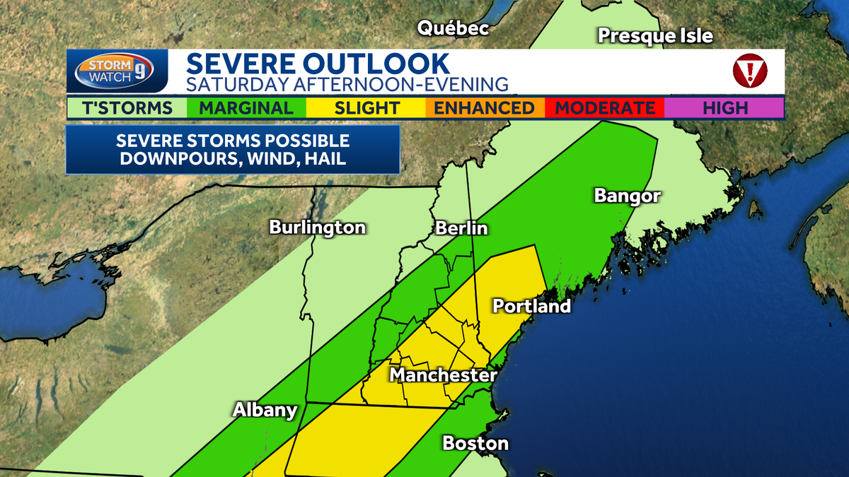 New Hampshire Braces For Strong Thunderstorms Saturday New Hampshire Braces For Strong Thunderstorms Saturday