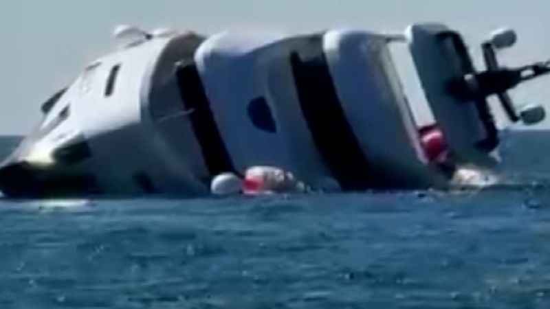 New Luxury Yacht Sinks Shortly After Launch In Turkey
