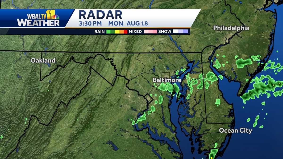 New Storm System Expected To Bring Heavy Rain To Maryland Tonight