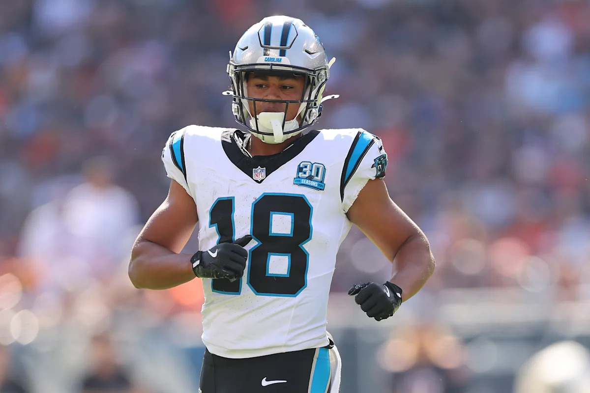 Panthers Wide Receiver Jalen Coker Sidelined By Quad Injury Panthers Wide Receiver Jalen Coker Sidelined By Quad Injury