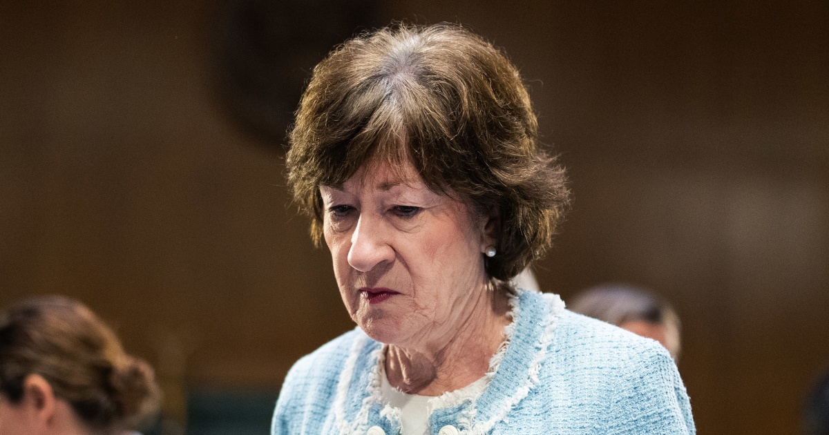 Protests Erupt At Maine Ribbon-Cutting Attended By Senator Susan Collins Protests Erupt At Maine Ribbon-Cutting Attended By Senator Susan Collins