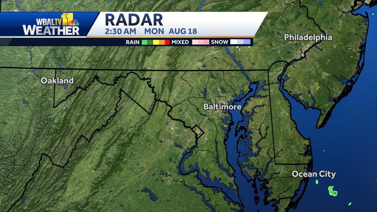 Second Line Of Storms Expected To Hit Maryland Late Tonight Second Line Of Storms Expected To Hit Maryland Late Tonight