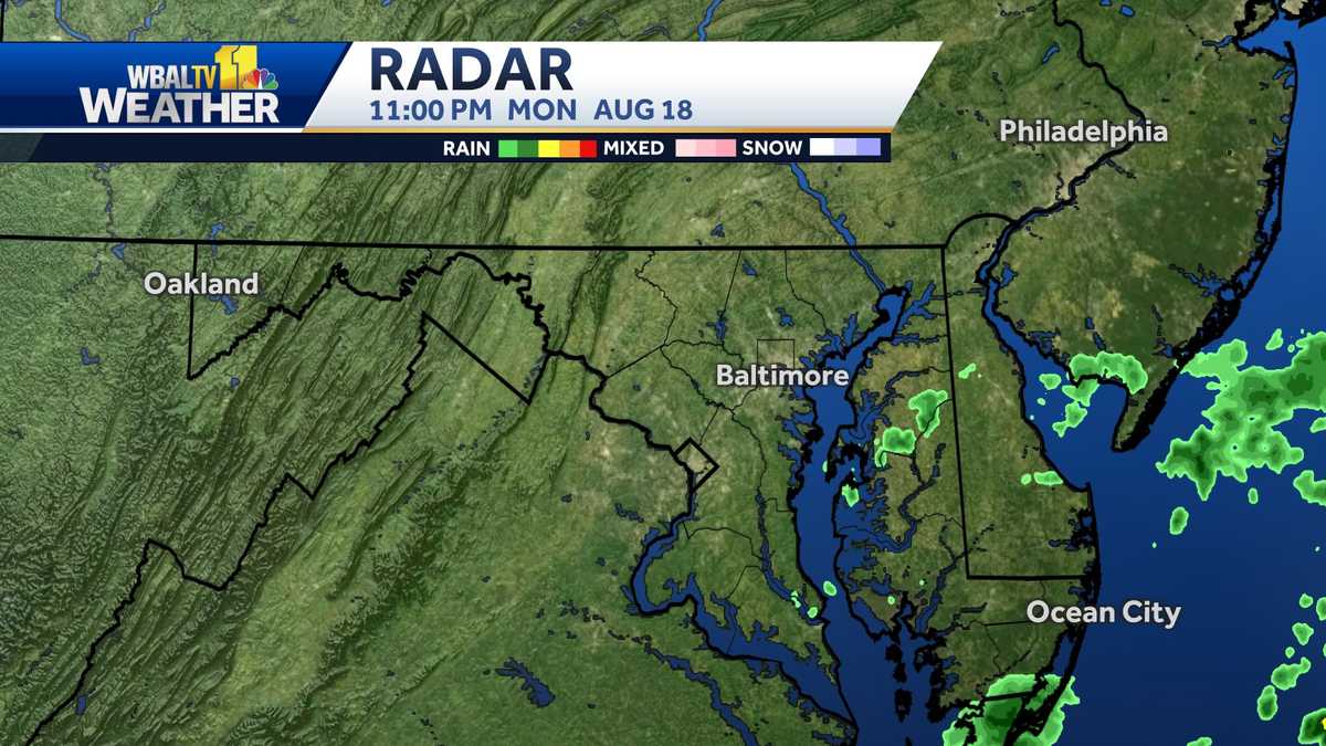 Second Line Of Storms Expected To Hit Maryland Tonight Second Line Of Storms Expected To Hit Maryland Tonight