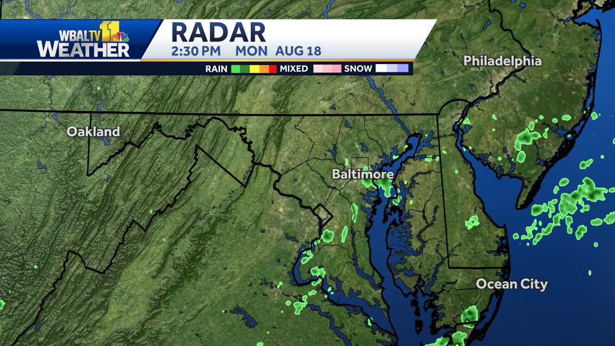 Second Line Of Storms Expected To Impact Maryland Tonight