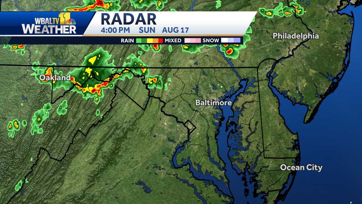 Second Line Of Storms To Hit Maryland Overnight