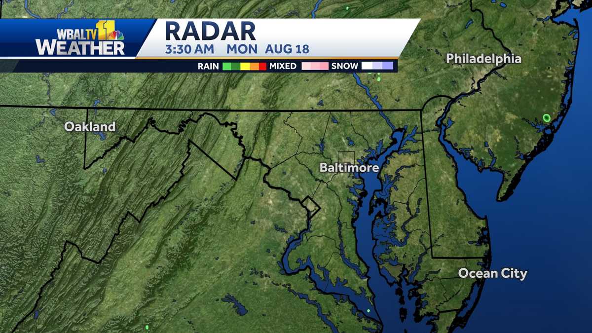 Second Line Of Storms To Hit Maryland This Evening Second Line Of Storms To Hit Maryland This Evening