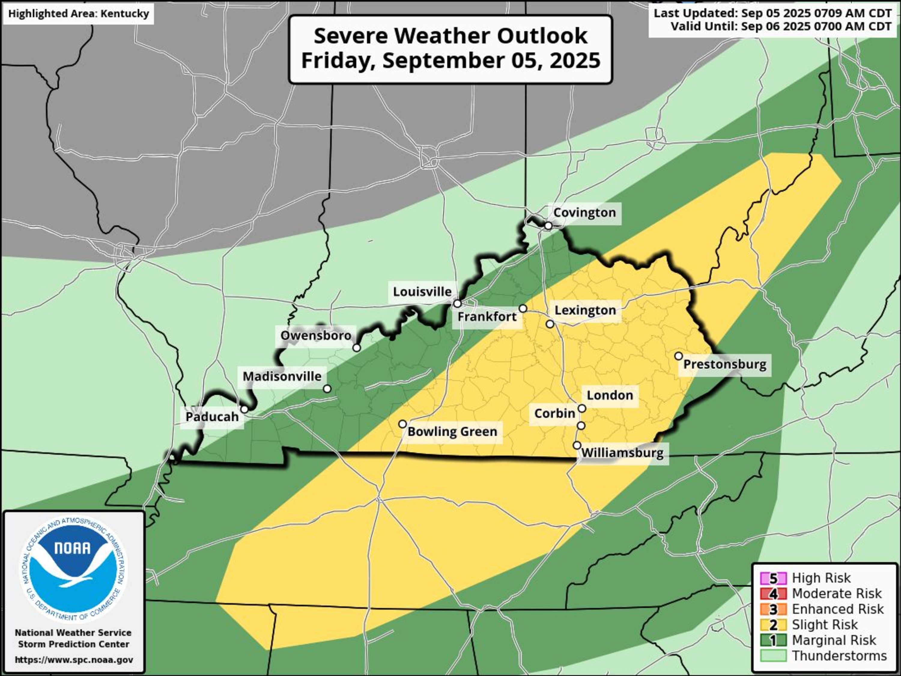Severe Weather Threat: Map Pinpoints 5 States At Risk Severe Weather Threat: Map Pinpoints 5 States At Risk