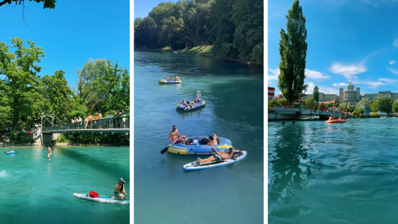 The Unexpected Commute: Exploring The Swiss Trend Of Swimming To Work
