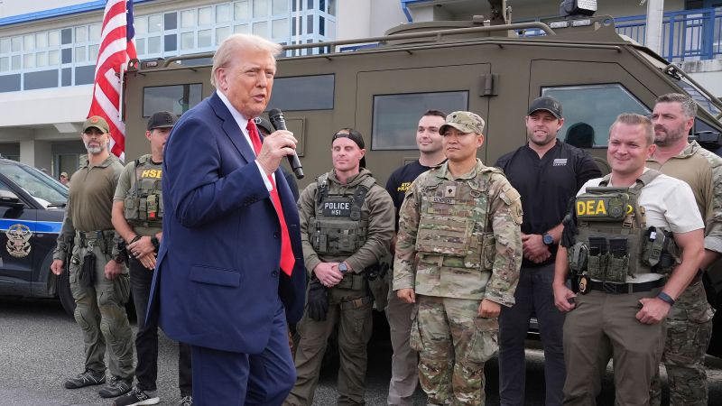 Trump Announces Widespread Law Enforcement Action After DC Police Meeting Trump Announces Widespread Law Enforcement Action After DC Police Meeting