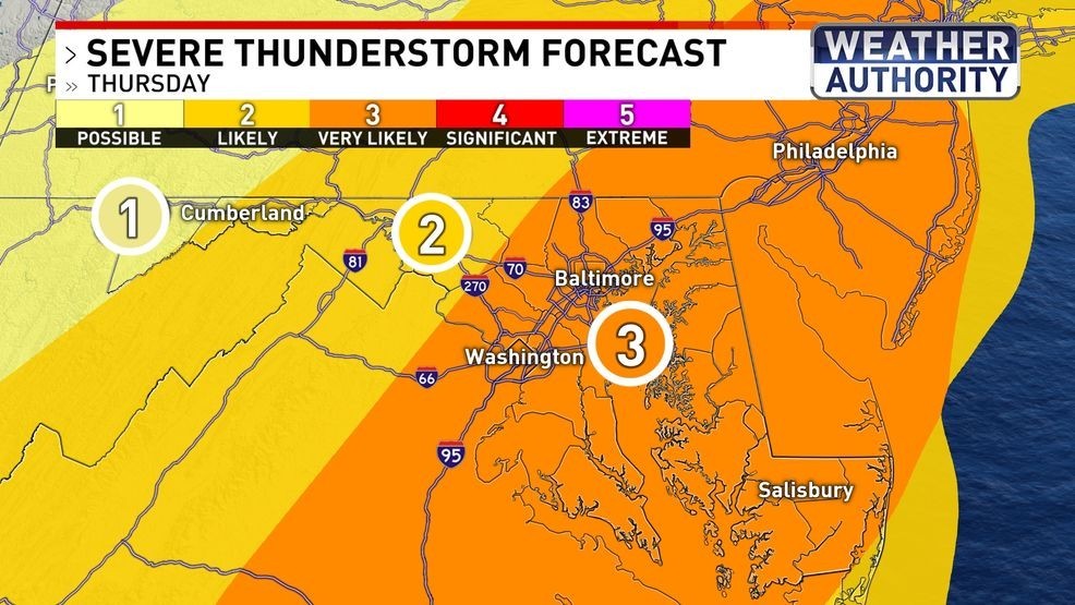Weather Alert: Strong To Severe Storms Expected Thursday, Seek Shelter